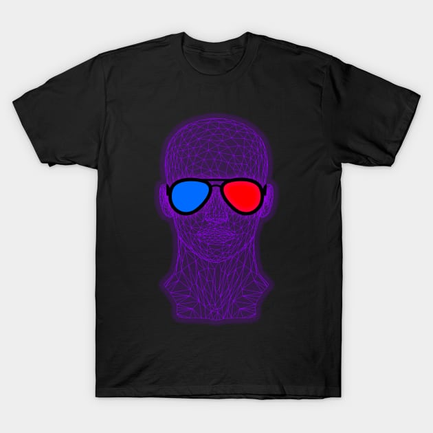 3D - Virtual Reality - Not Real Enough T-Shirt by ddtk